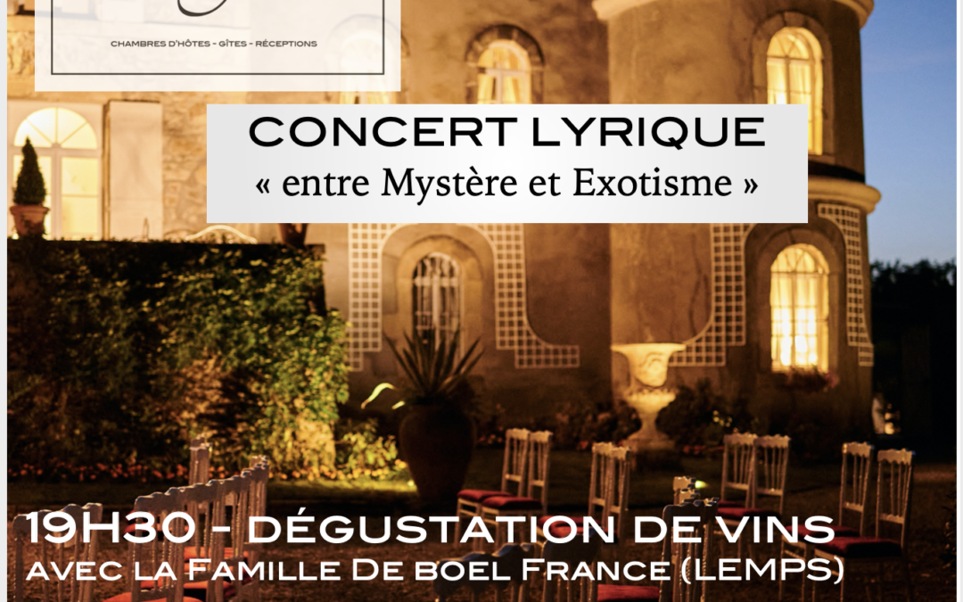 concert au chateau Chavagnac