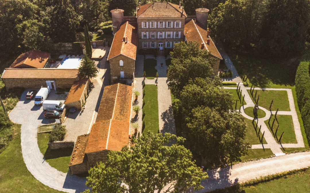 chateau Chavagnac vu du ciel